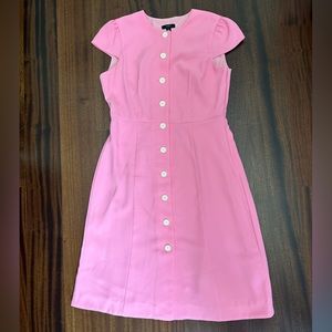 Pink Buttoned Dress